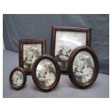 Four Decorative Framed Portraits