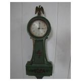 Antique 1920ï¿½s Rustic Wood Wall Clock