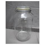 Glass Jar With Clamp-Top Lid