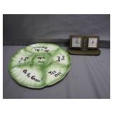 Golf Plate and German Desk Weather Station