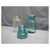 Ball Blue Mason Jar & Insulator