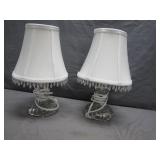 Table Lamps with Crystal Bases