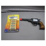 Toy Cap Gun with Refill Set