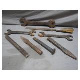 Rustic Hand Tools Set With Drop Forged Wrenches