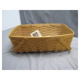 Longaberger Handwoven Basket With Insert