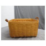 Longaberger Basket with Leather Handles