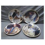 Norman Rockwell Four Freedoms Plate Set