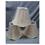3 Brand New Bell-Shaped Lamp Shades