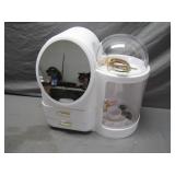 Rotating Organizer Full of Costume Jewelry