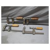 4 Vintage Hartford Clamp Co. Clamps