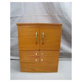 Expandable Wooden Jewelry Cabinet