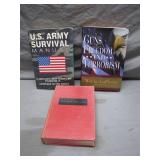 Survival and History Book Lot Featuring Churchill