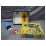 1960s Yahtzee Game Set by Milton Bradley