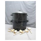 Speckled Stock Pot and Crab Mallets Set