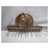 SyrocoWood Horse Head Key Rack