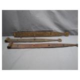 Antique Black-Smith hand Made Barn Hinges