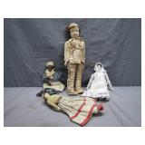 Four Early 20th Century Dolls