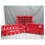Coca-Cola Red Plastic Crates