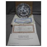 1979 Rocky Mountain Christmas Pewter Plate