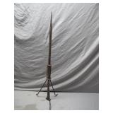 Antique Lightning Rod With Base