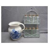 Casey Pottery Pitcher with Spice Set