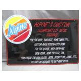 Alpineï¿½s Custom Illuminated Sign Advertisement