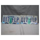 Oregon License Plates (2010-2015 Tabs)
