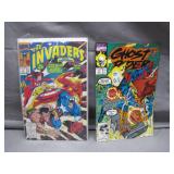 Marvel Comics Duo: The Invaders and Ghost Rider