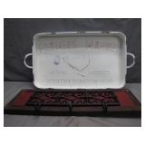Farm-Themed Decorative Tray and Hook Rack