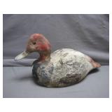 Hand-Carved Wooden Duck Decoy