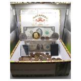 US Coins, Currency, and Vintage Lighters
