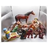 13 Early Metal Figurines: Disney Included