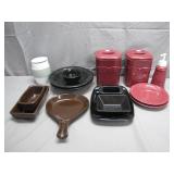 Longaberger and Pampered Chef Pottery Collection