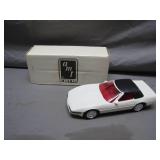 AMT Model Corvette with Box: White with Red...