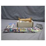 Sports Trading Cards in Storage Box