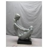 Figural Sculpture of Woman and Child
