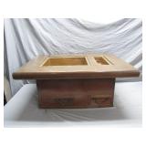 Wooden Washstand With Drawers and Basins