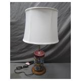 Retro Advertising Tin Table Lamp with Shade