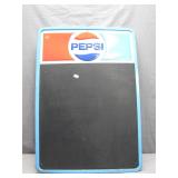 Pepsi Metal Menu Board with Chalk Surface