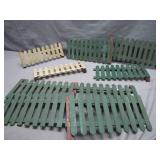 Wooden Miniature Fence Sections