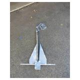 Fluke-Style Boat Anchor With Chain Fluke-Style Boat Anchor With Chain