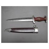 WWII-Era Reproduction German SS Dagger with... WWII-Era Reproduction German SS Dagger with...