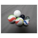 Colorful Vintage Glass Marbles Colorful Vintage Glass Marbles