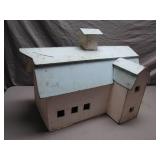 Rustic Handmade Wooden Barn Model Rustic Handmade Wooden Barn Model