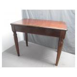 Hinged Wooden Table With Storage Compartment Hinged Wooden Table With Storage Compartment