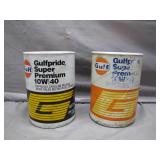 Gulf Oil Cans: Super Premium Grade Gulf Oil Cans: Super Premium Grade