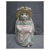 Ceramic Bunny Cookie Jar With Hat Ceramic Bunny Cookie Jar With Hat