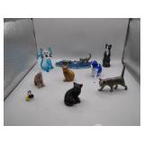 Miniature Glass Figurine Cat & Animal Collection