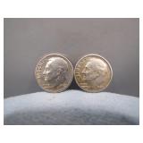 1962-D & 1963-D Roosevelt Silver Dimes