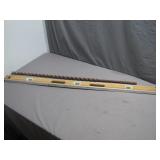 Johnson Level and Antique Drill Bit Pair Johnson Level and Antique Drill Bit Pair